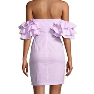 NEIMAN MARCUS STYLE KEEPERS Pink Ruffle Dress